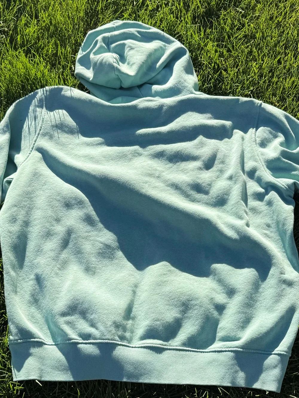 The North Face Men's Light Mint Green Crewneck Hoodie